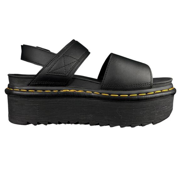 Dr. Martens Women’s Voss Quad Black Platform Sandals Size US 8 - Picture 4 of 11